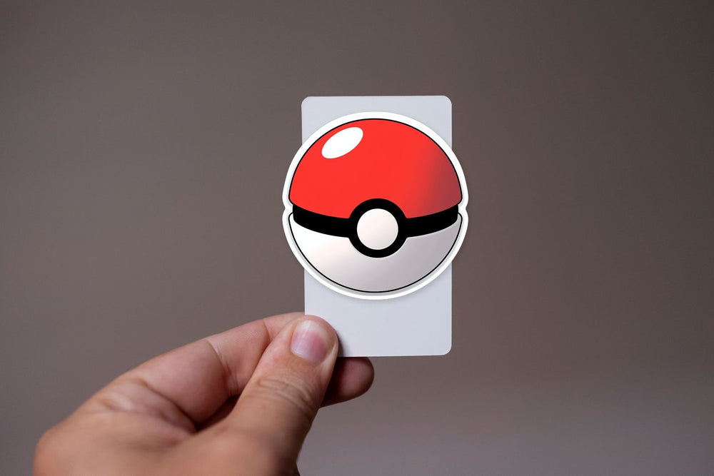Cartoon Pokeball Sticker