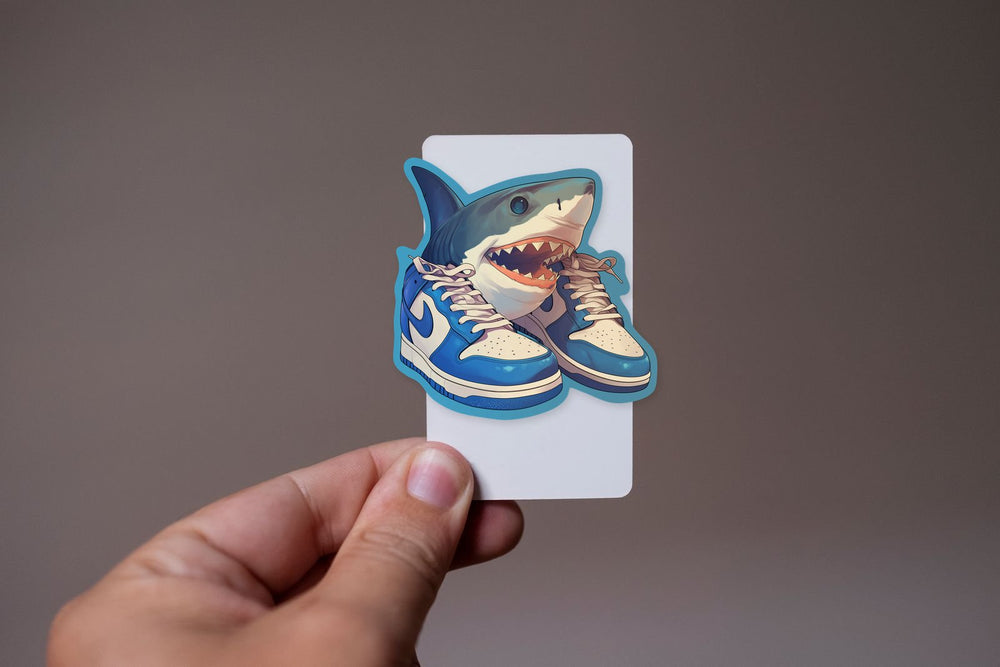 Cool Tralalero Tralala Brainrot Meme Sticker