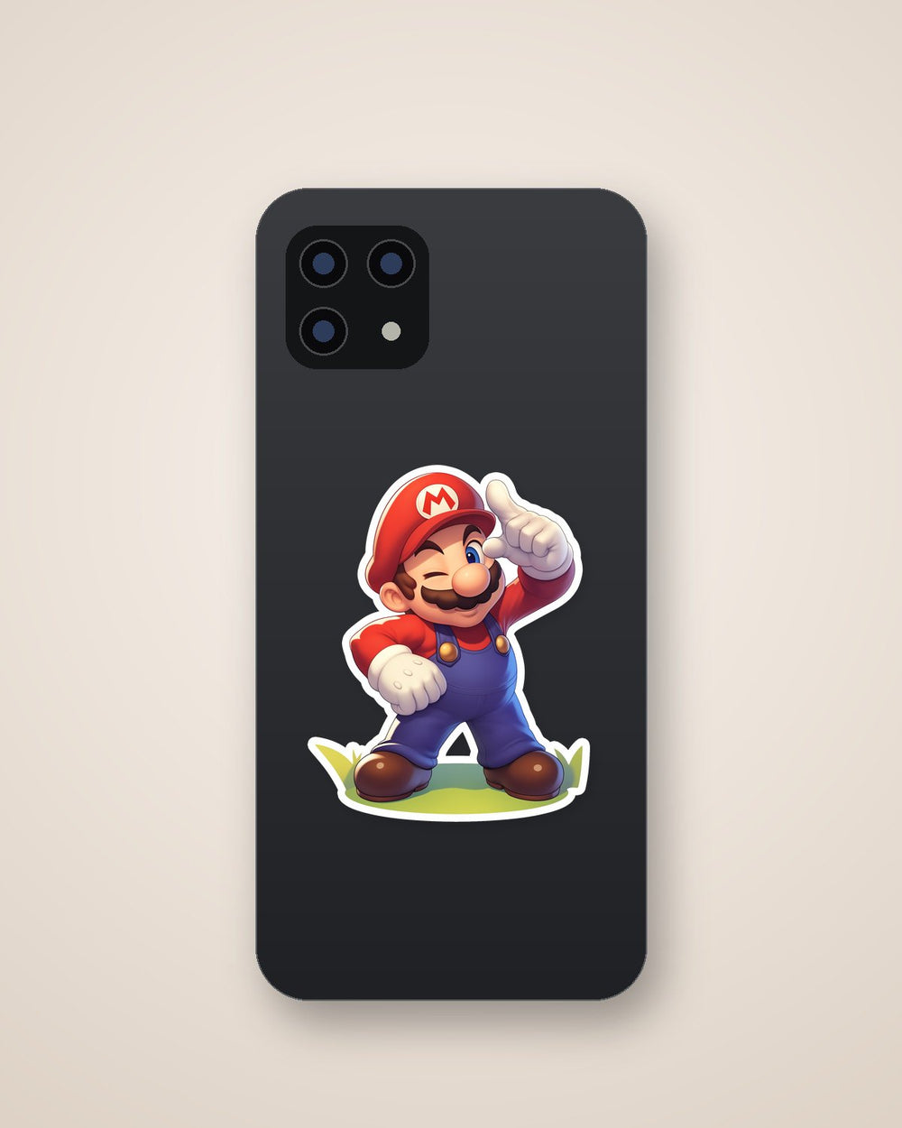 Super Mario Classic Wink Sticker