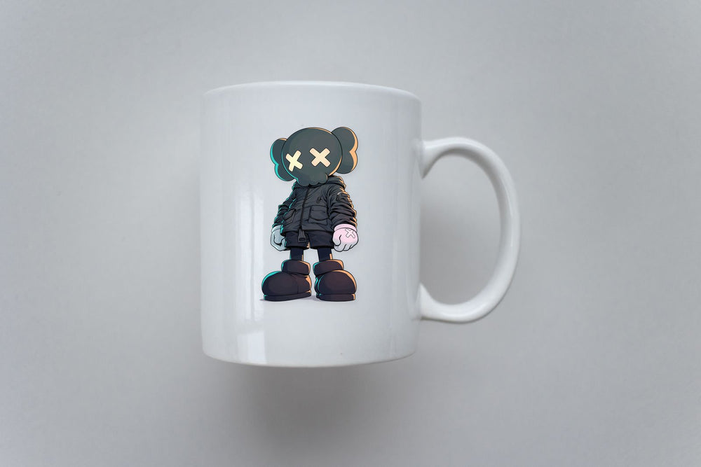Kaws Puffer Jacket Streetwear Sticker