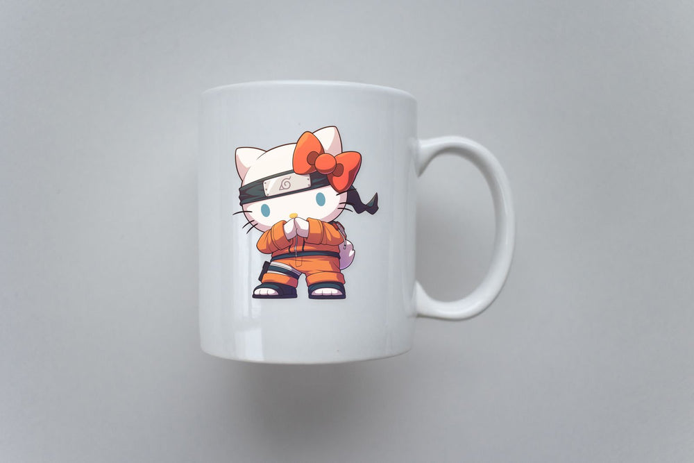 Hello Kitty Naruto Headband Ninja Sticker