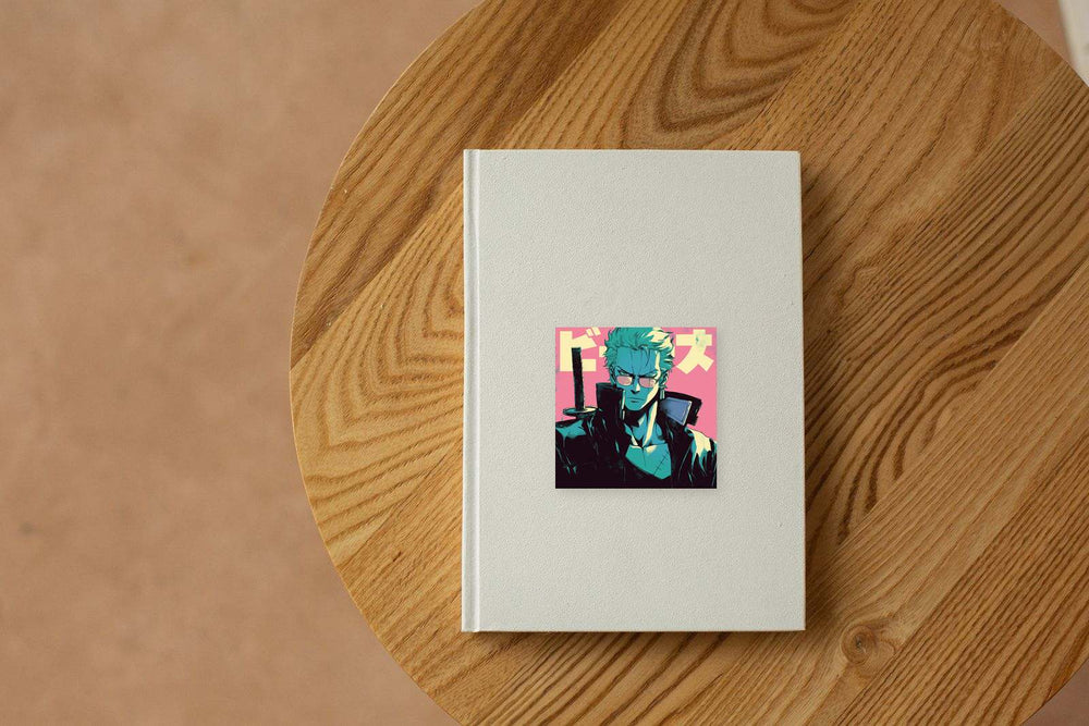 Stunning Stylish Zoro Anime Sticker