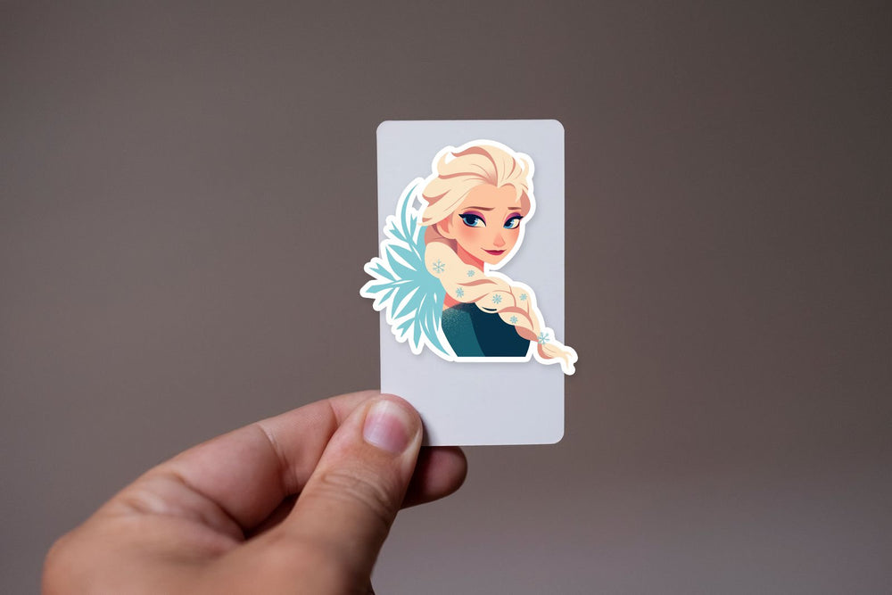 Elsa Frozen Snowflake Winter Sticker