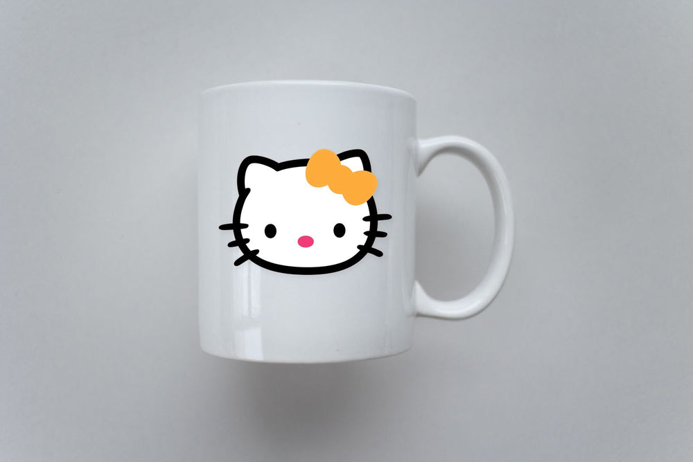 Hello Kitty Yellow Bow Sticker