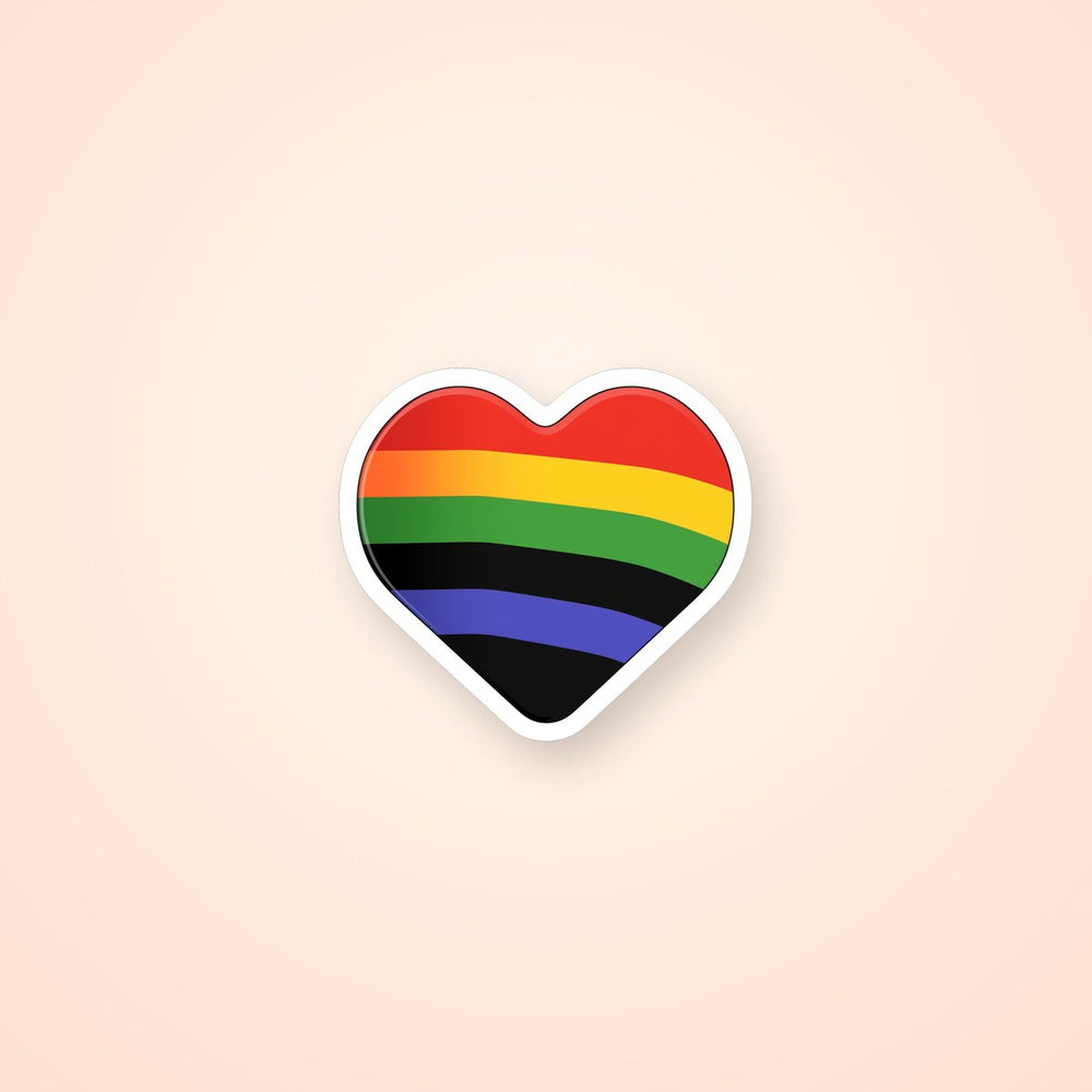 Unique Heart Minimalist Sticker