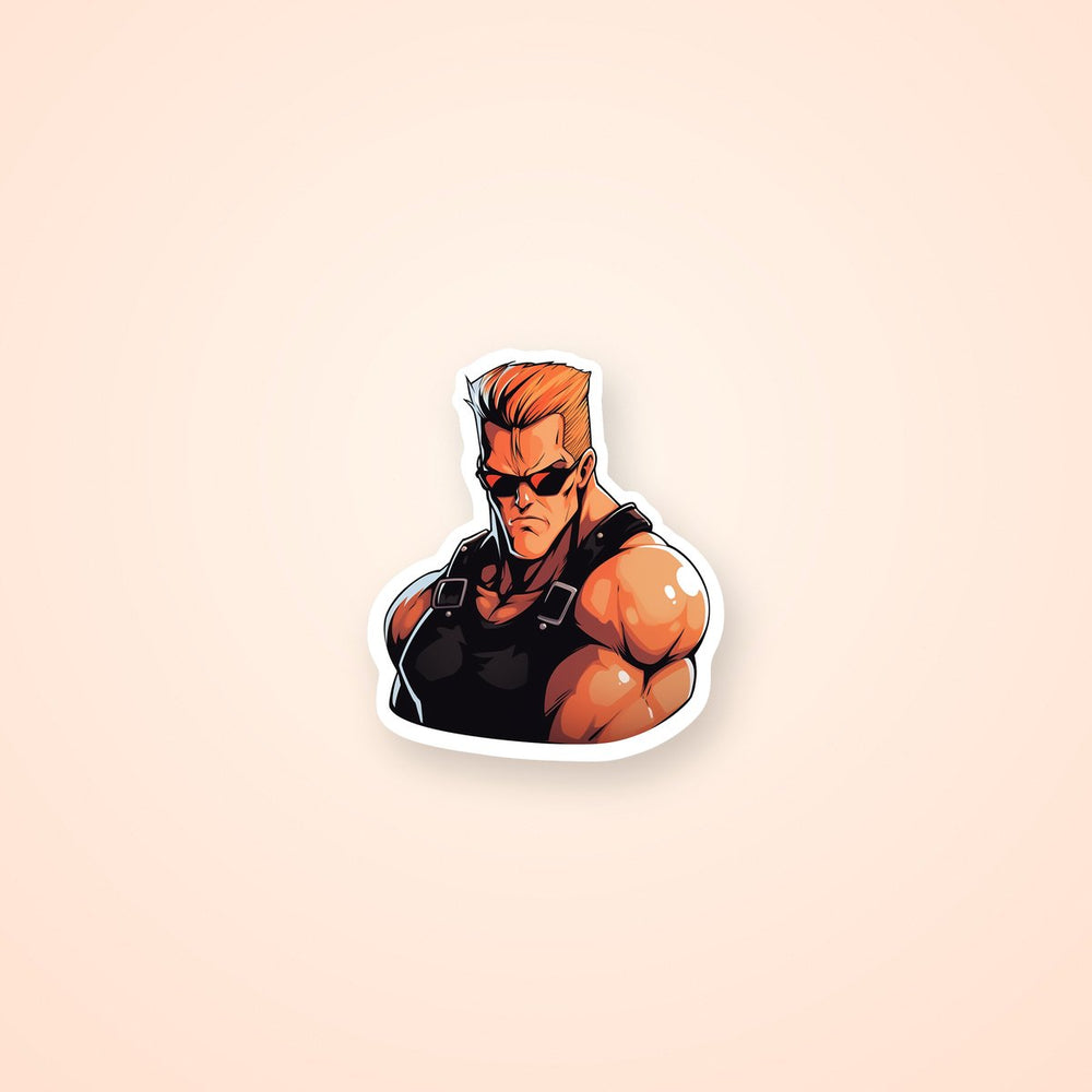 Cool Duke Nukem Sticker