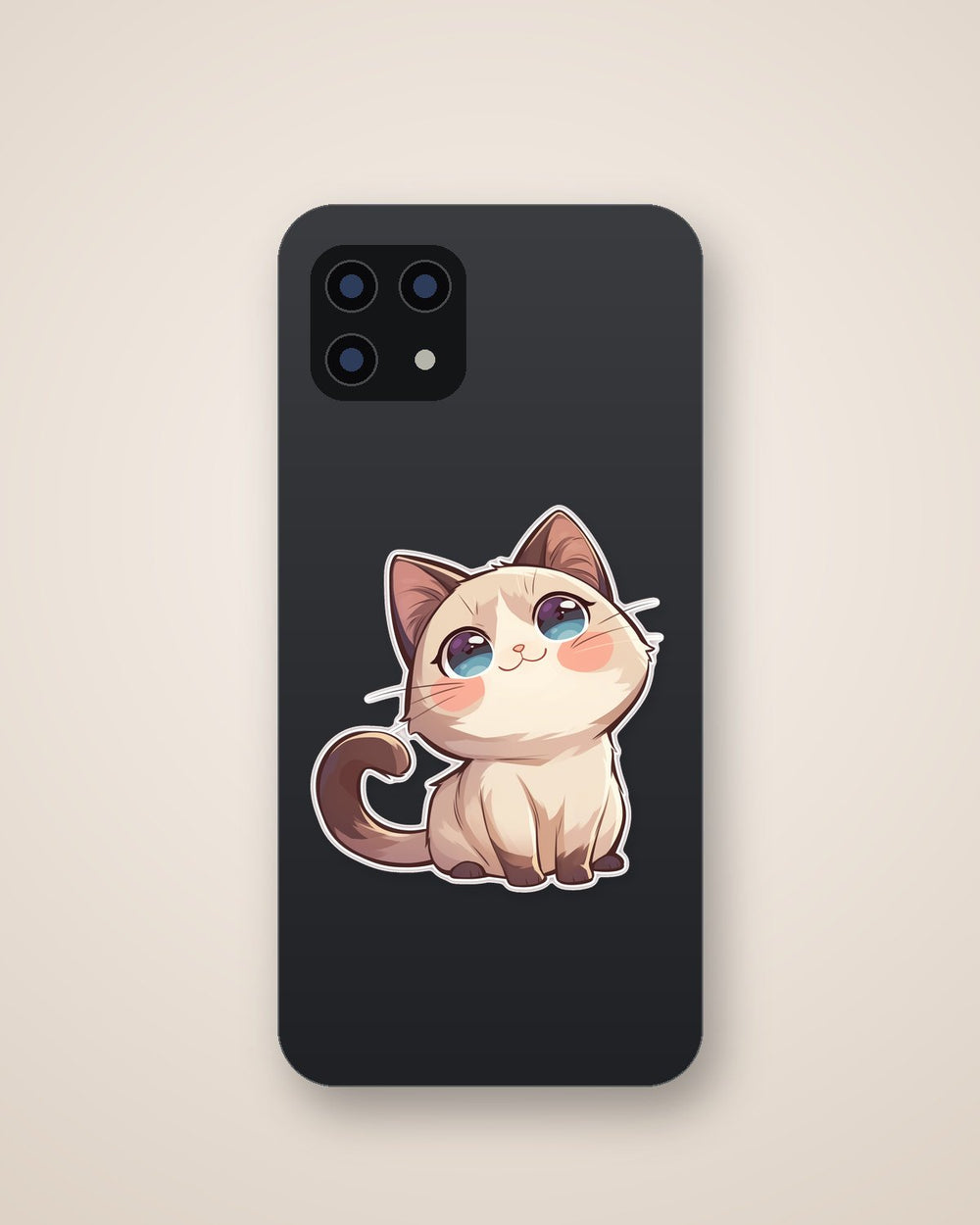 Cute Ragdoll Cat Kawaii Sticker