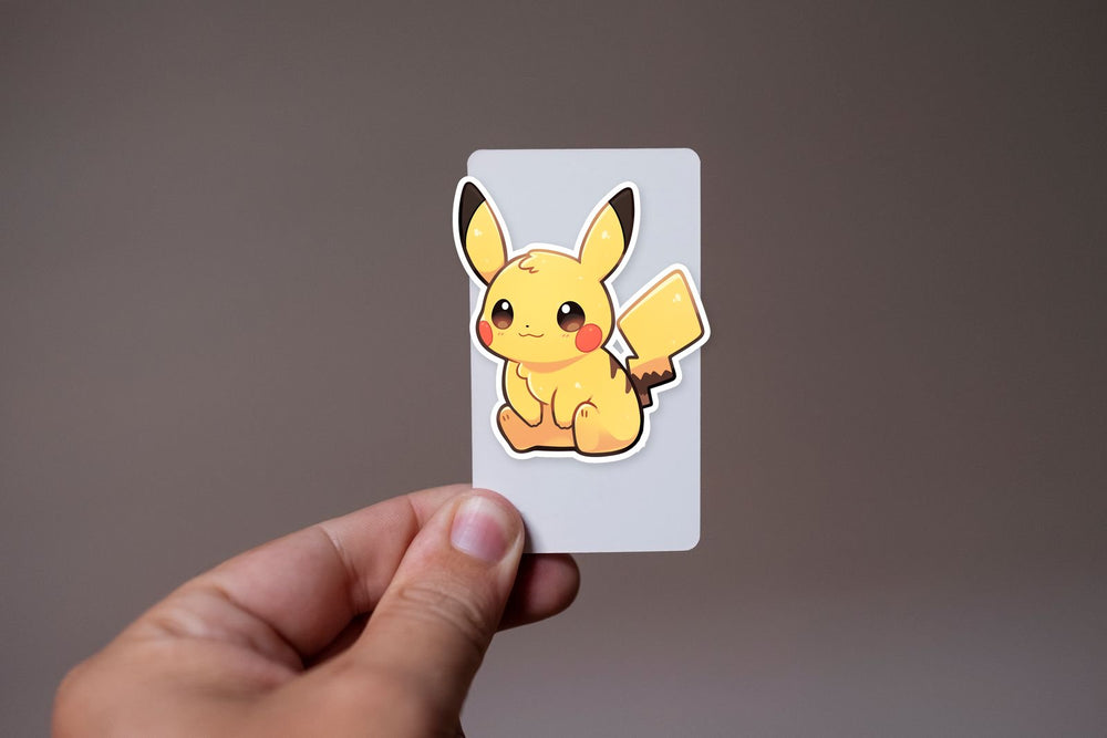 Pikachu with Bangs Pokemon Sticker