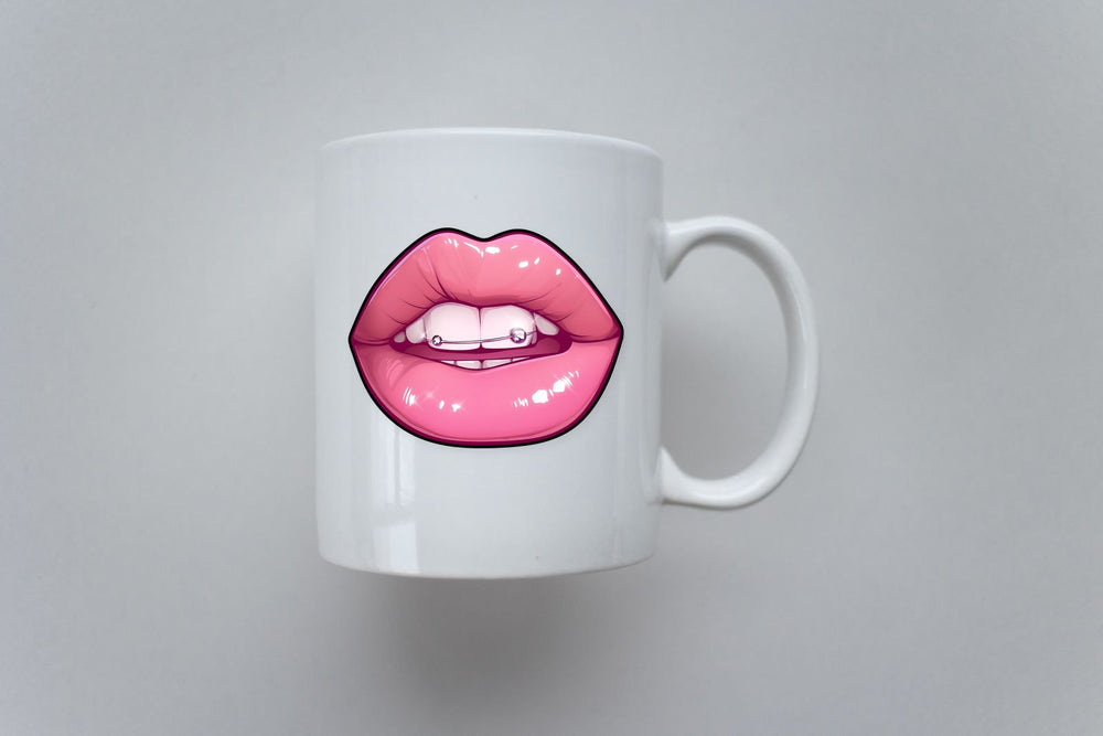 Pink Lips Beautiful Sticker