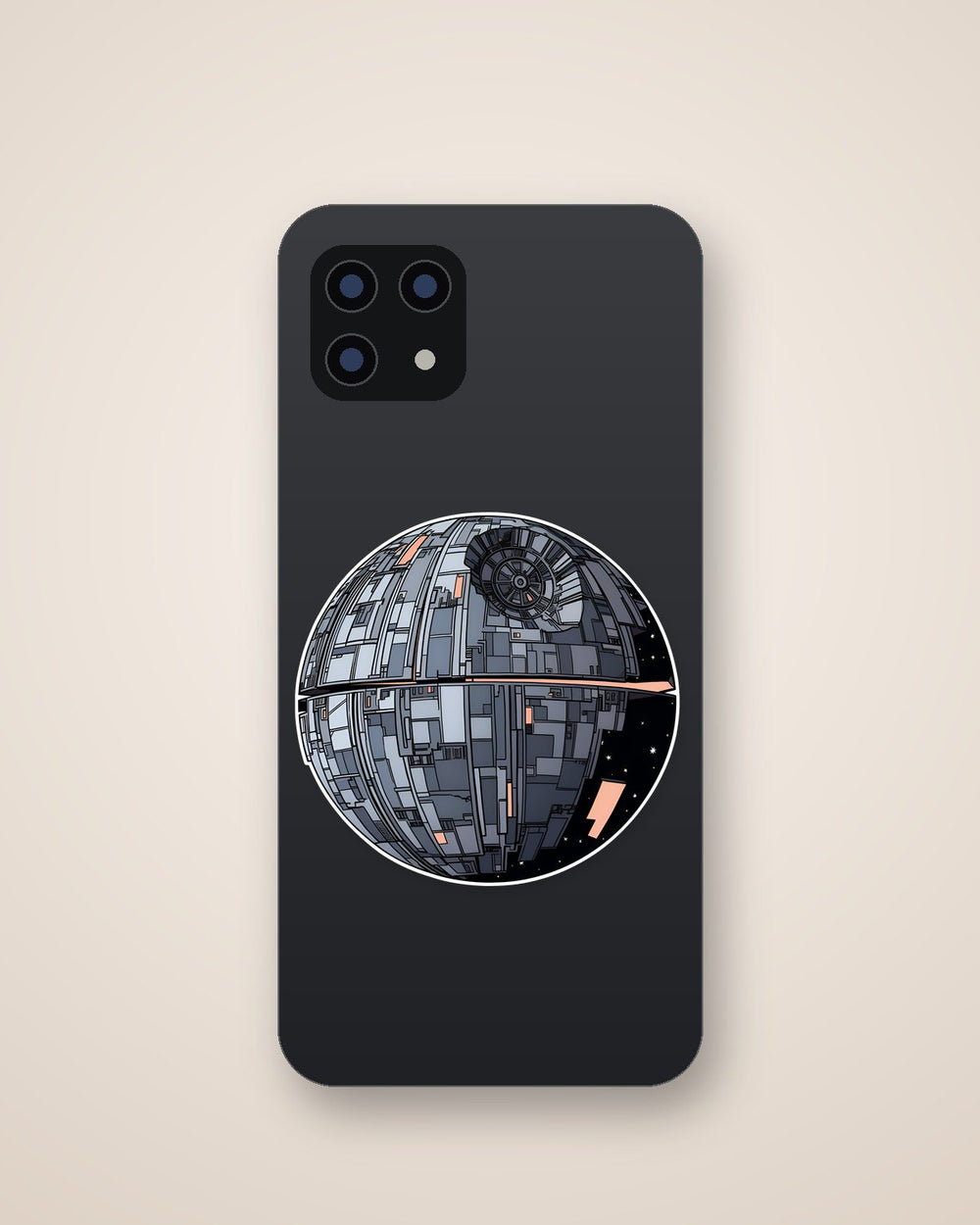 Star Wars Death Star Aesthetic Sticker