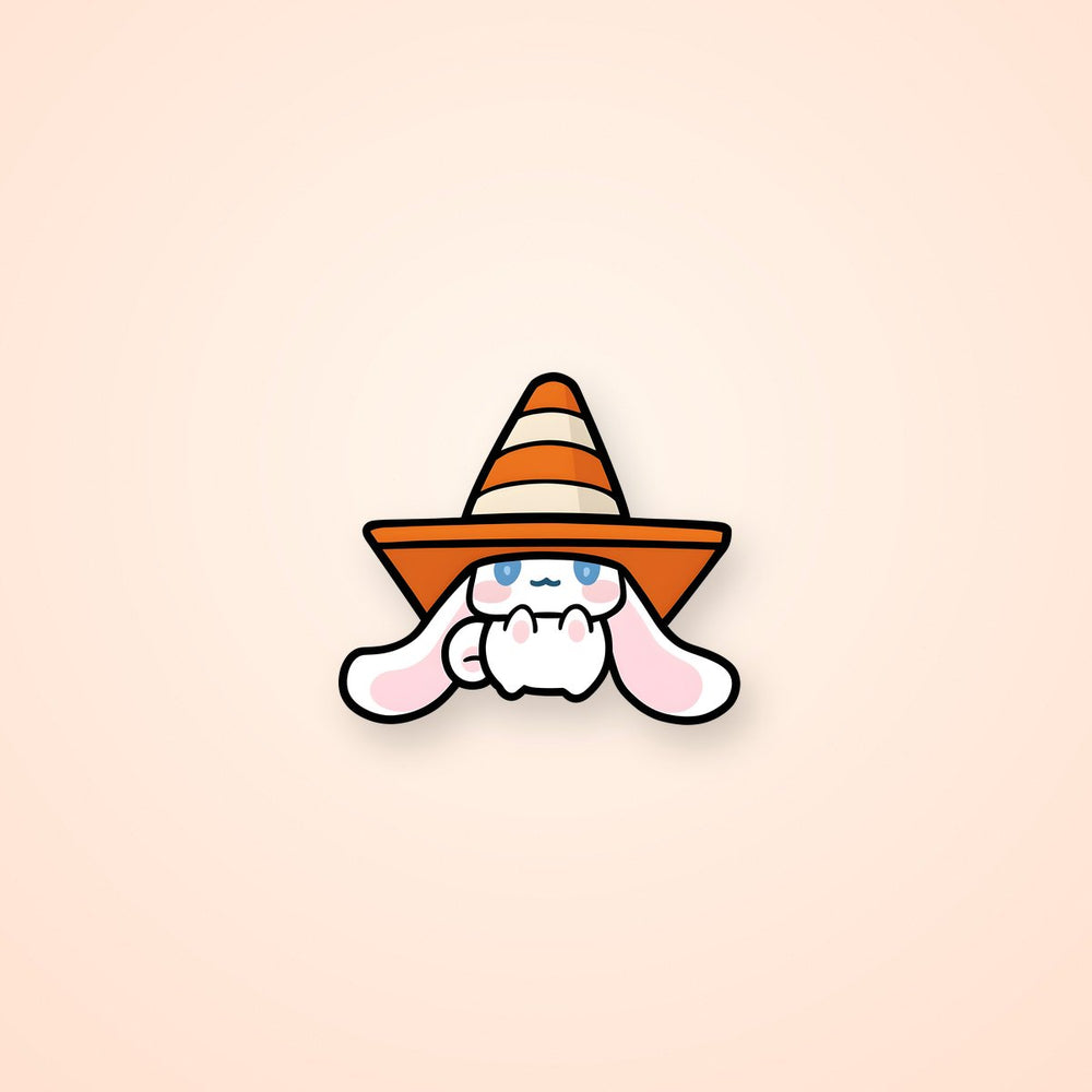 Sanrio Cinnamoroll Cone Hat Sticker