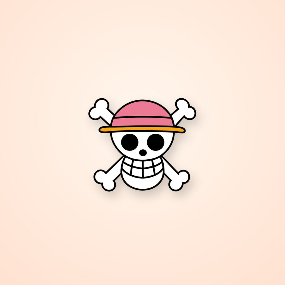 One Piece Jolly Roger Logo Sticker