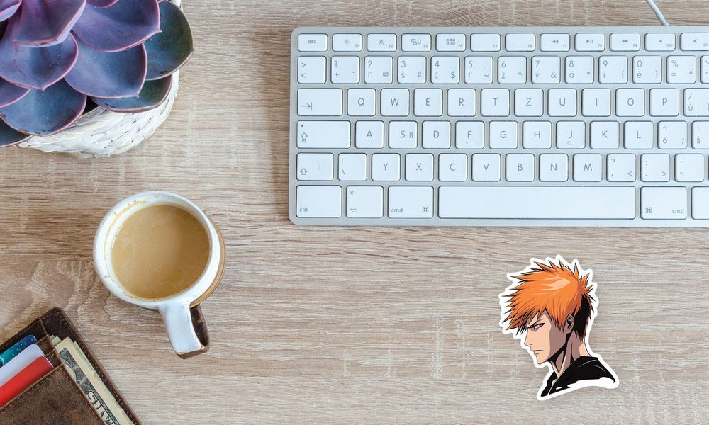 Bleach Ichigo Kurosaki Looks Away Sticker
