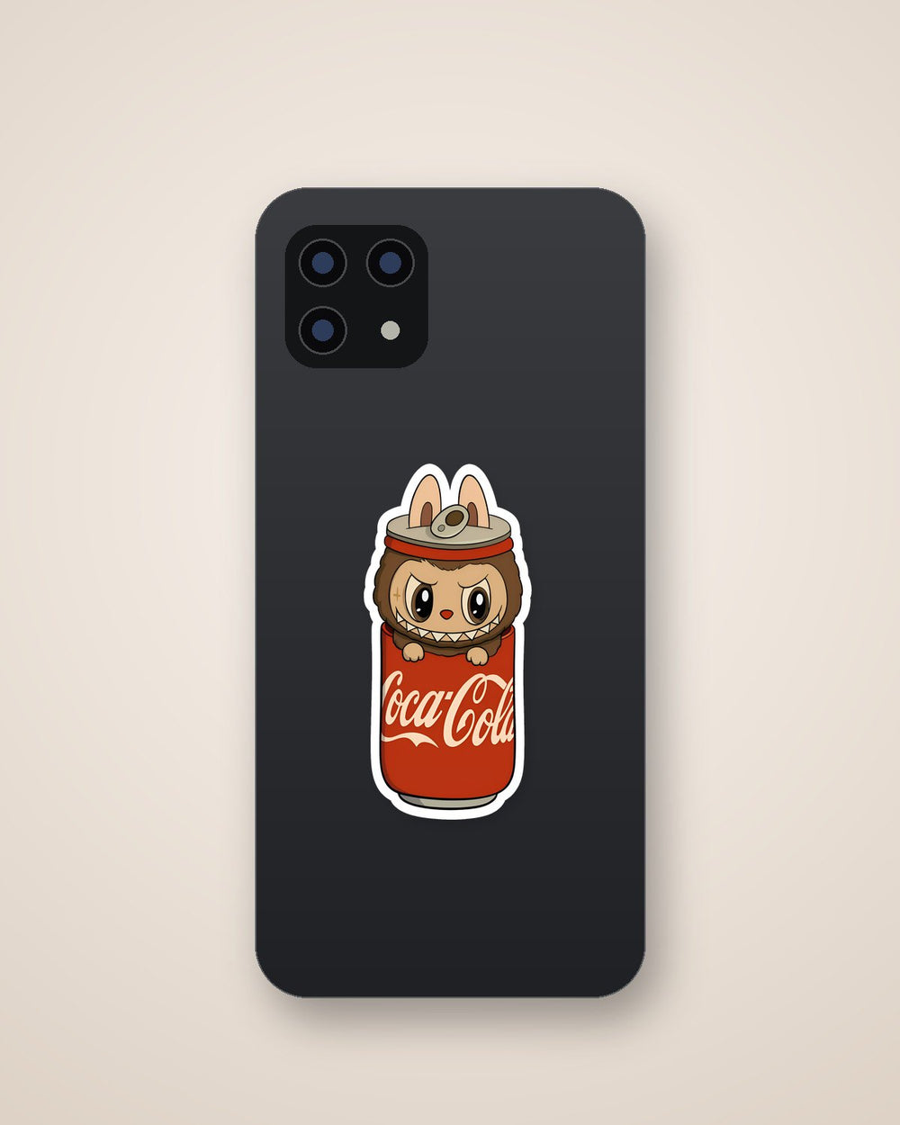 Coca-Cola Labubu Sticker