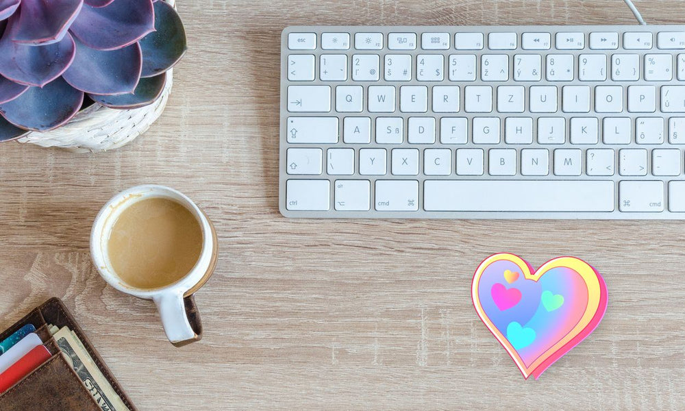 Aesthetic Pastel Heart Sticker