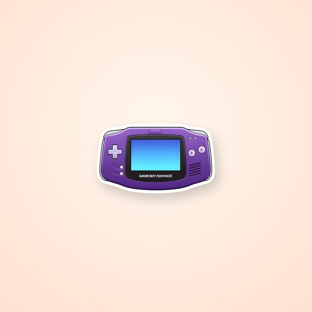 Gameboy Advance Purple Console Sticker