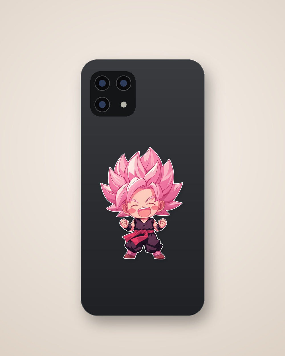 Dragon Ball Goku Rose Chibi Sticker