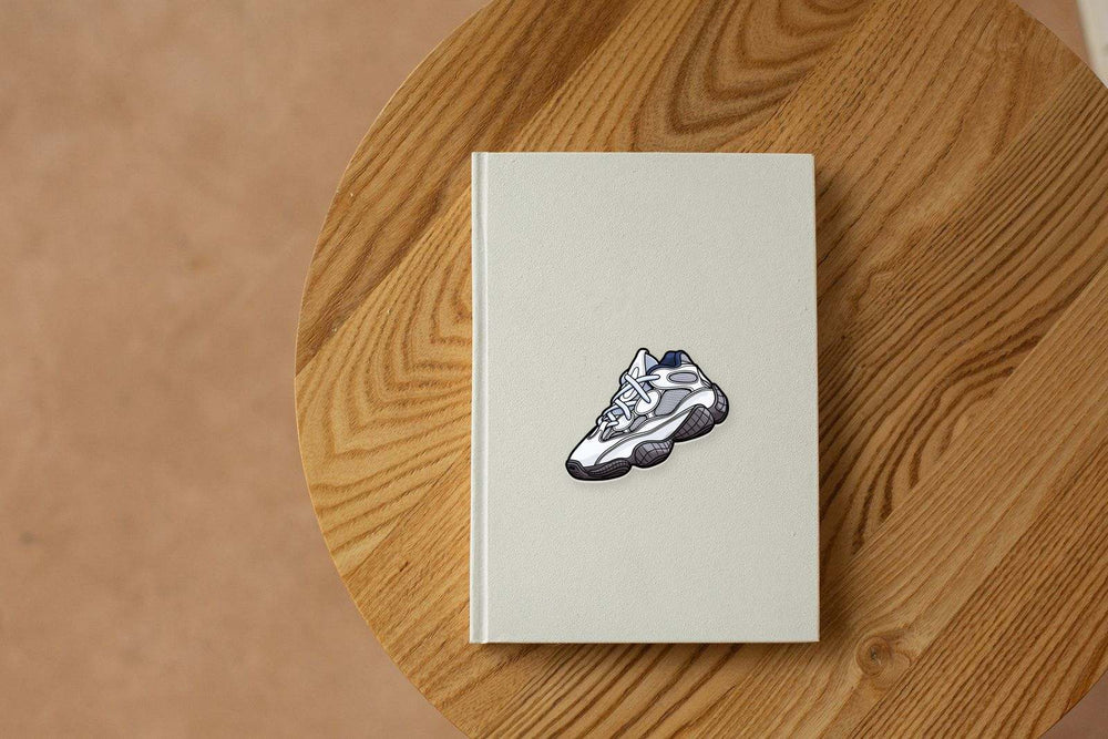 White Adidas Yeezy 500 Sticker