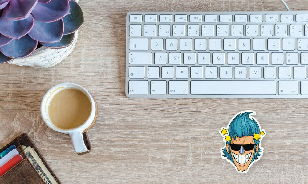 Franky Head One Piece Sticker