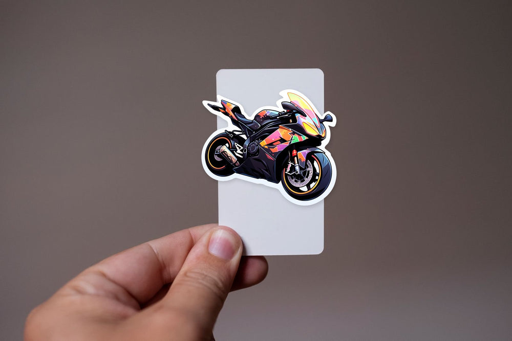 Colorful Sport Bike Sticker