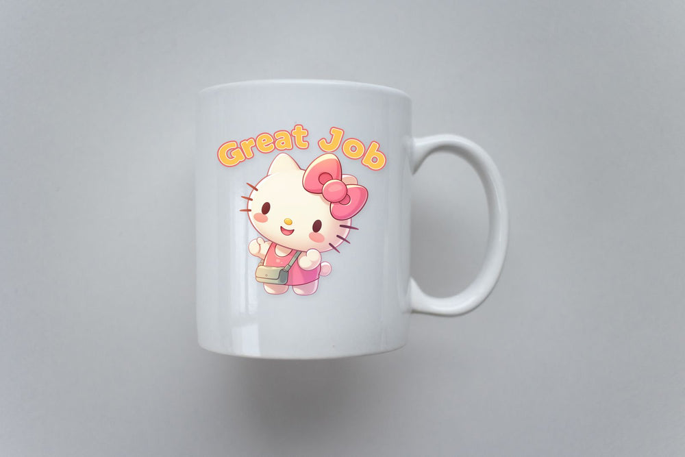 Happy Hello Kitty Great Job Sticker