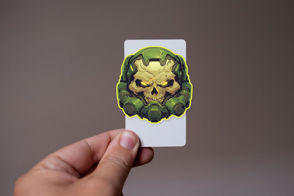 Doom Slayer Skull Sticker