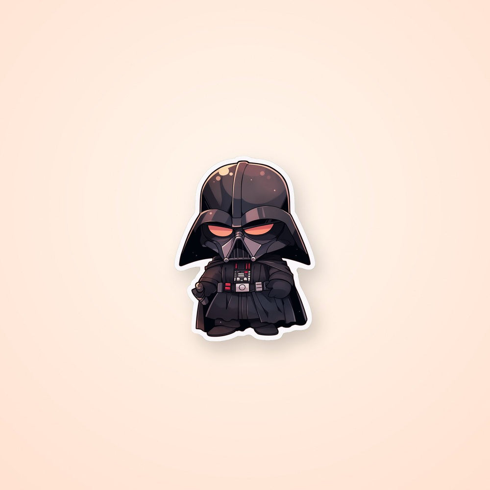Cute Angry Darth Vader Sticker