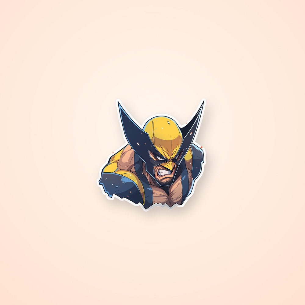 Angry Wolverine X-Men Sticker
