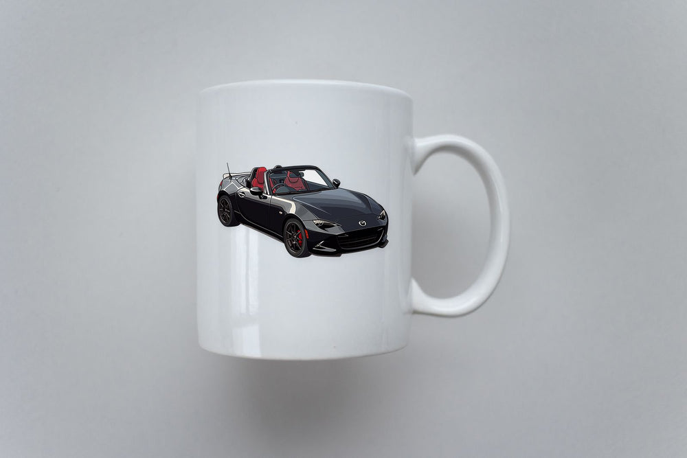Black Mazda Mx-5 Car Sticker