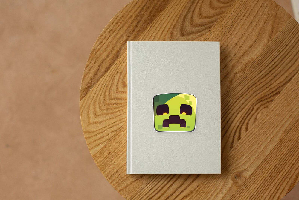 Minecraft Sad Creeper Cute Sticker