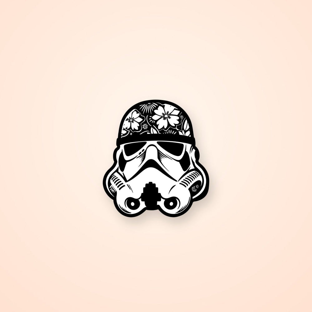 Star Wars Hippie Stormtrooper Sticker