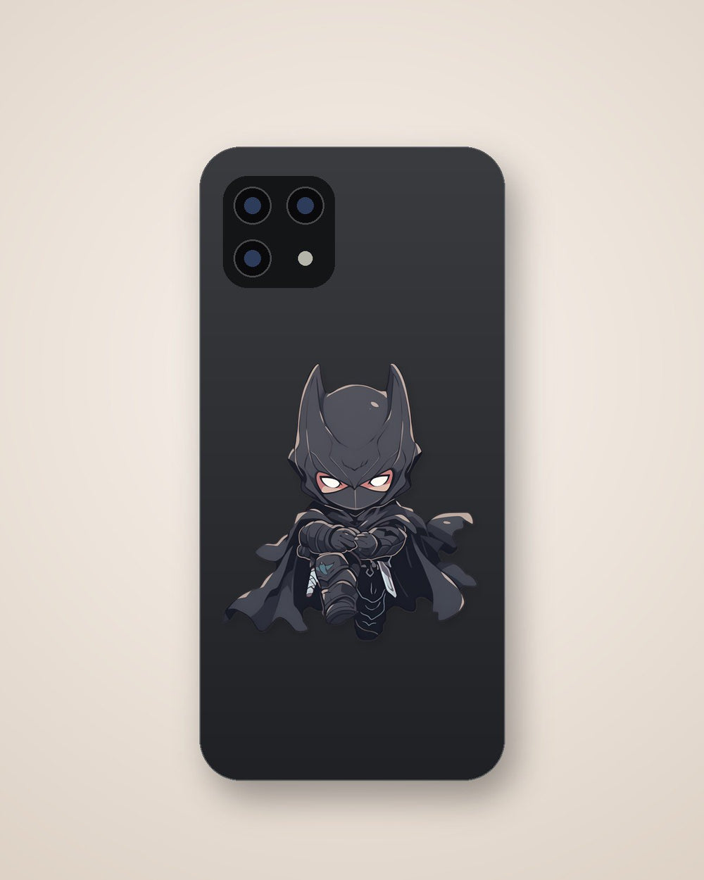 Chibi Drawn Ninja Batman Sticker
