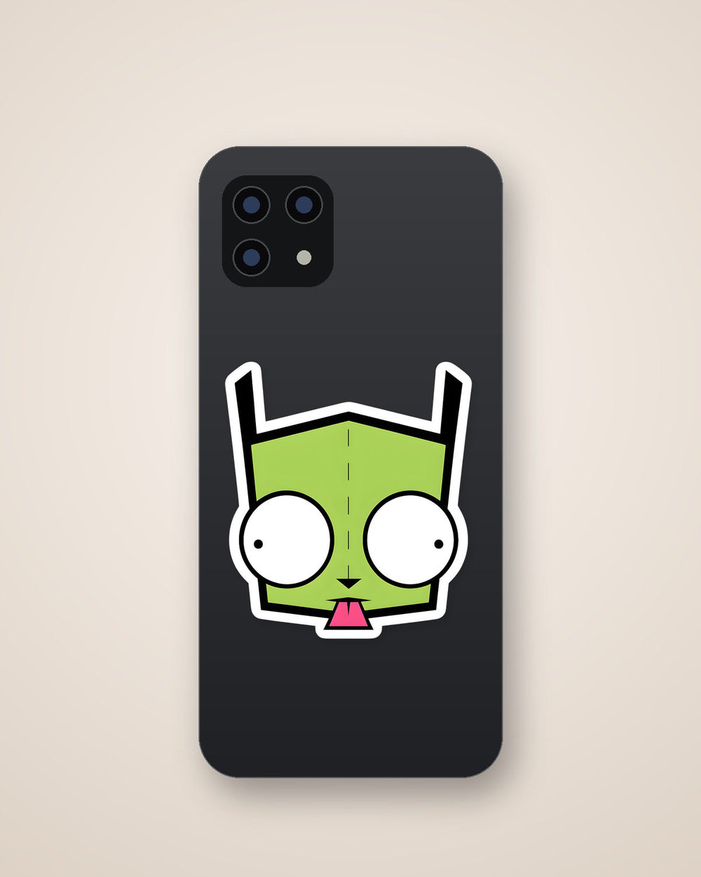 Gir Invader Zim Funny Face Sticker