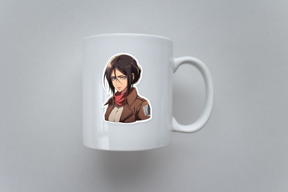 Aot Mikasa Ackerman Anime Sticker