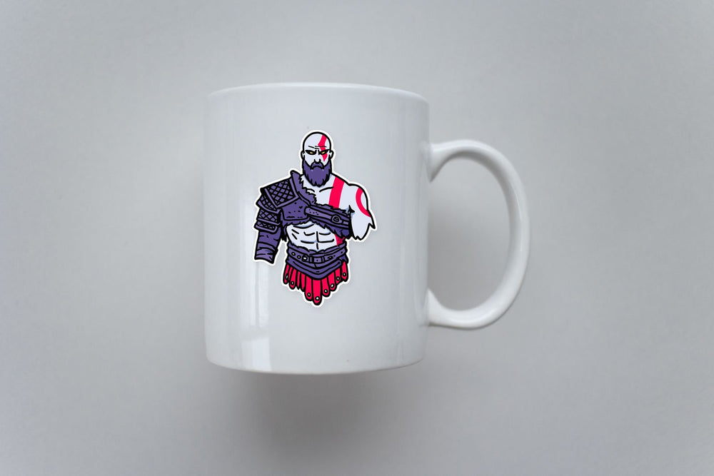 Kratos God of War Warrior Sticker