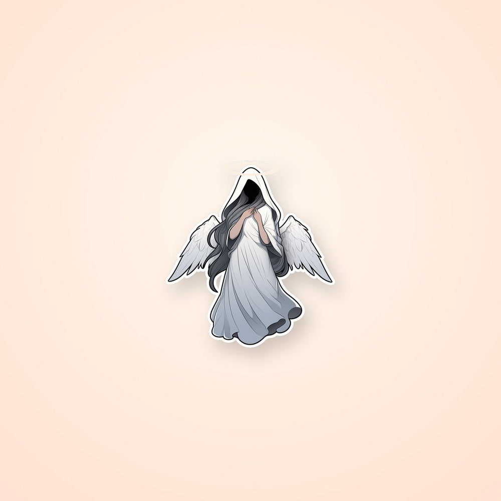 Guardian Angel with a Halo Sticker