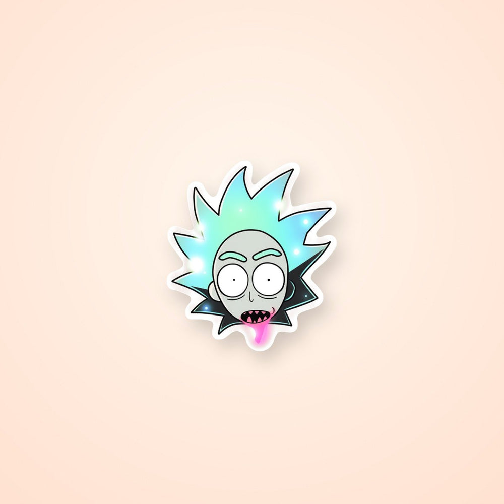 Rick Sanchez Pink Goo Mouth Sticker