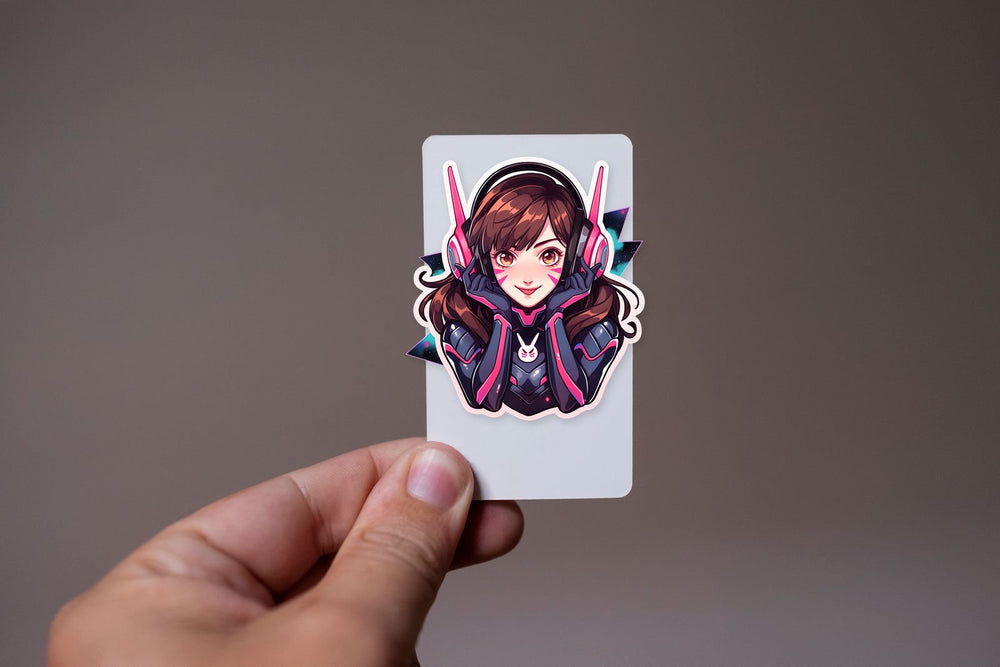 Overwatch D.Va Aesthetic Sticker