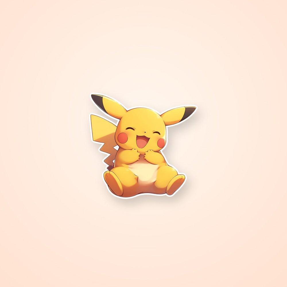 Pikachu Cute Pokemon Sticker