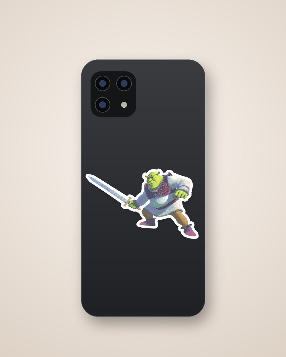 Shrek Warrior Sword Sticker