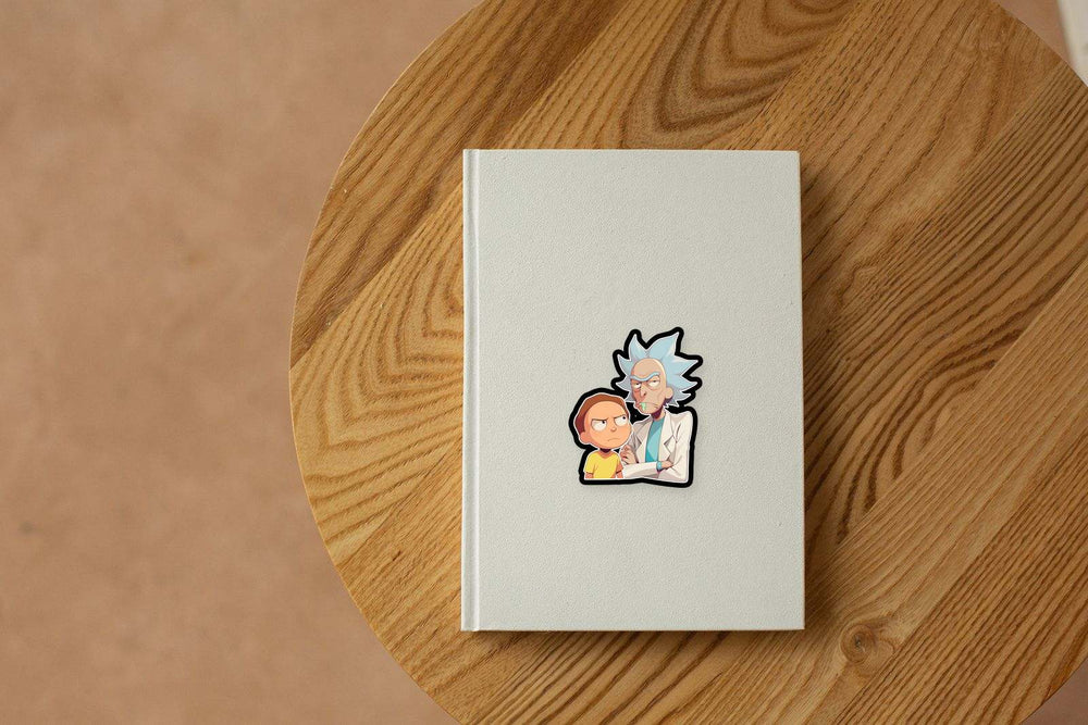 Rick and Morty Duo Cartoon Sticker