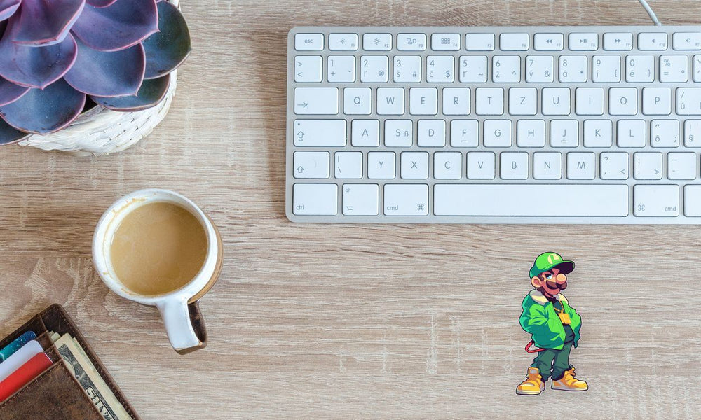 Swaggy Luigi Sticker