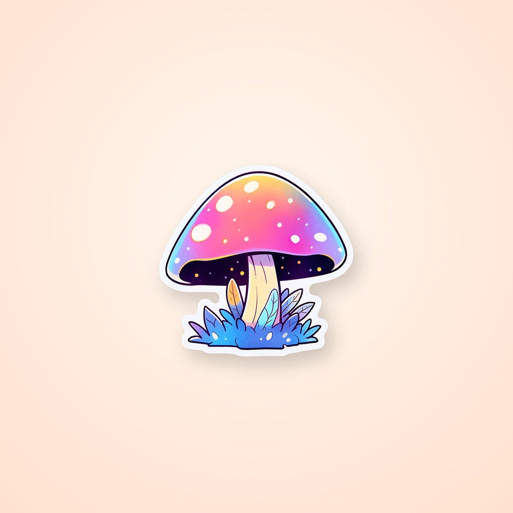 Aesthetic Fly Agaric Mushroom Sticker
