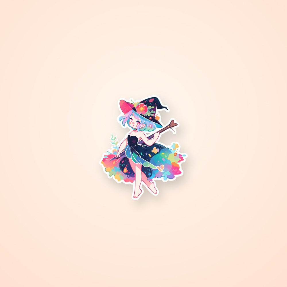 Aesthetic Forest Witch Sticker