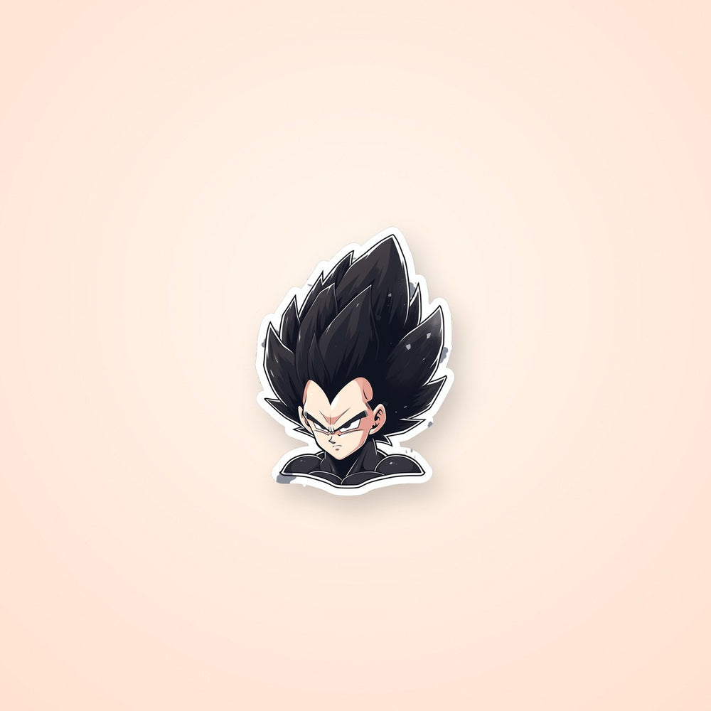 Dragon Ball Angry Vegeta Anime Sticker