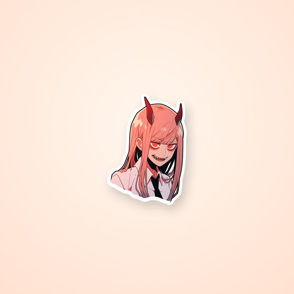 Chainsaw Man Cunning Power Sticker