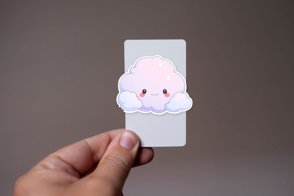 Cute Smiling Cloud Sticker