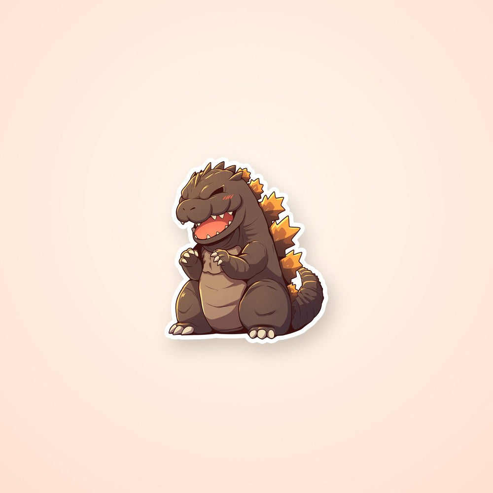Chibi Godzilla Cute Kaiju Sticker