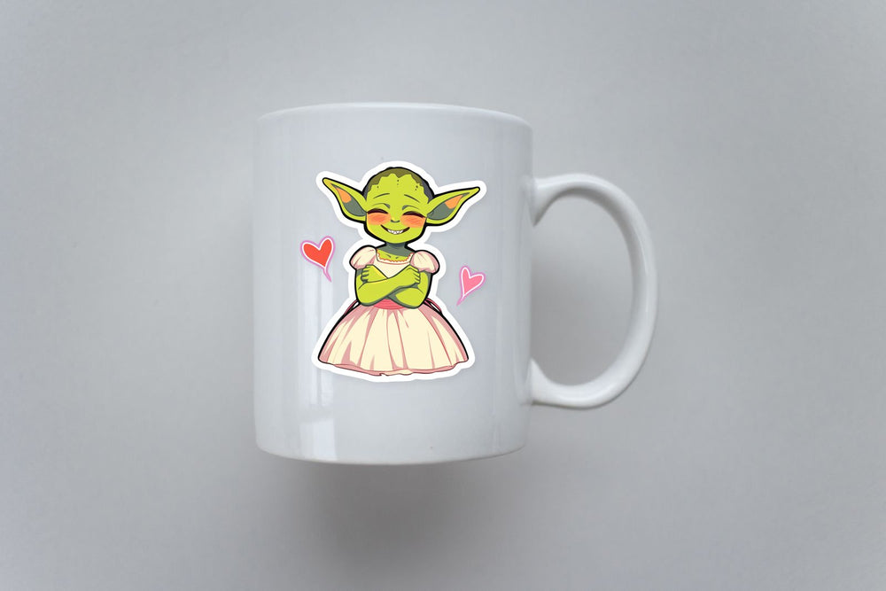 Funny Goblin Princess Sticker