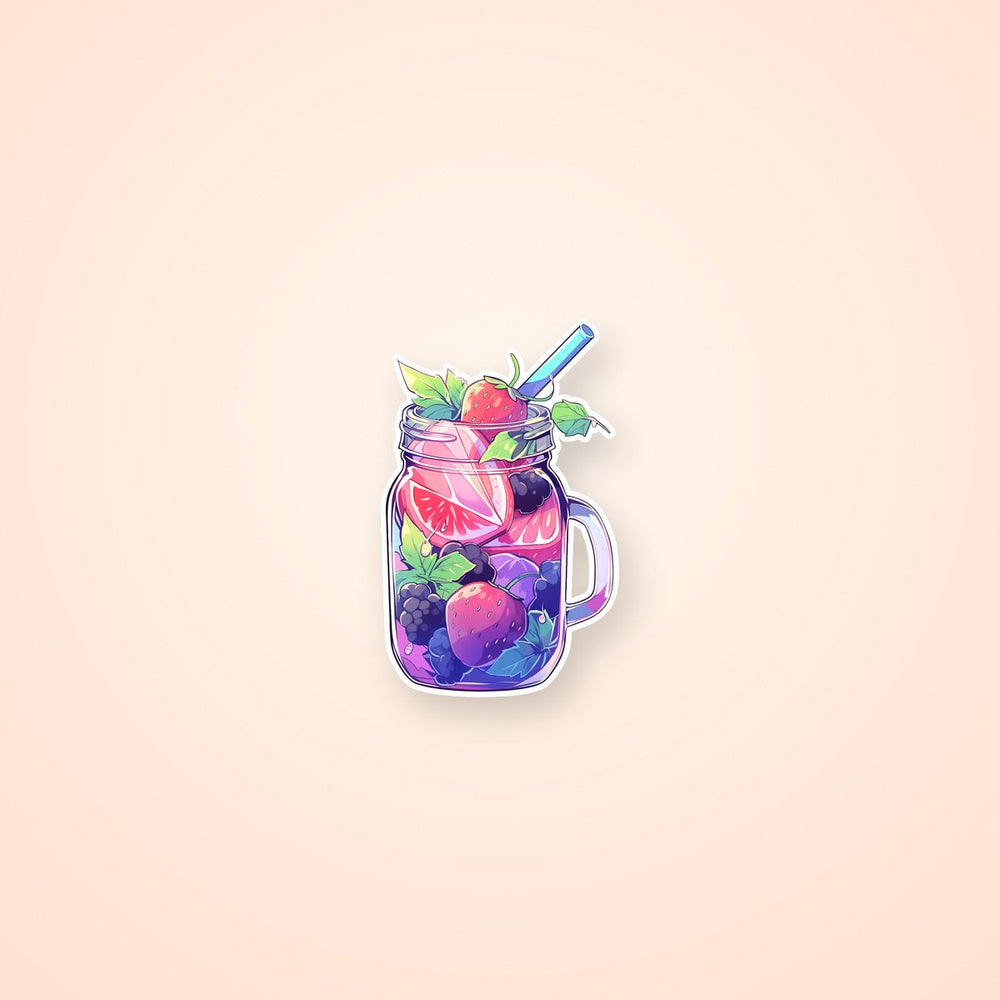 Fruit and Berry Drink Sticker